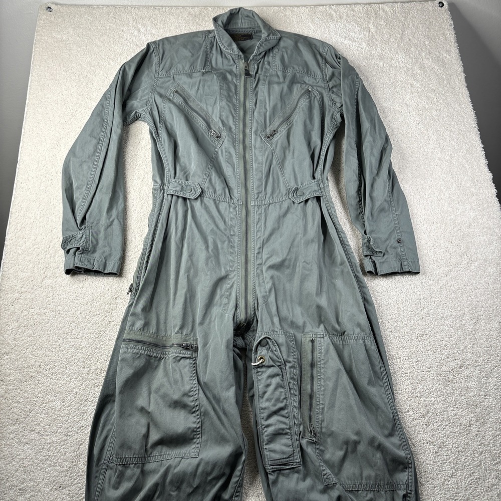 1960 USAF K-2B Flight Suit Flying Medium Regular Mason & Hughes Inc Green